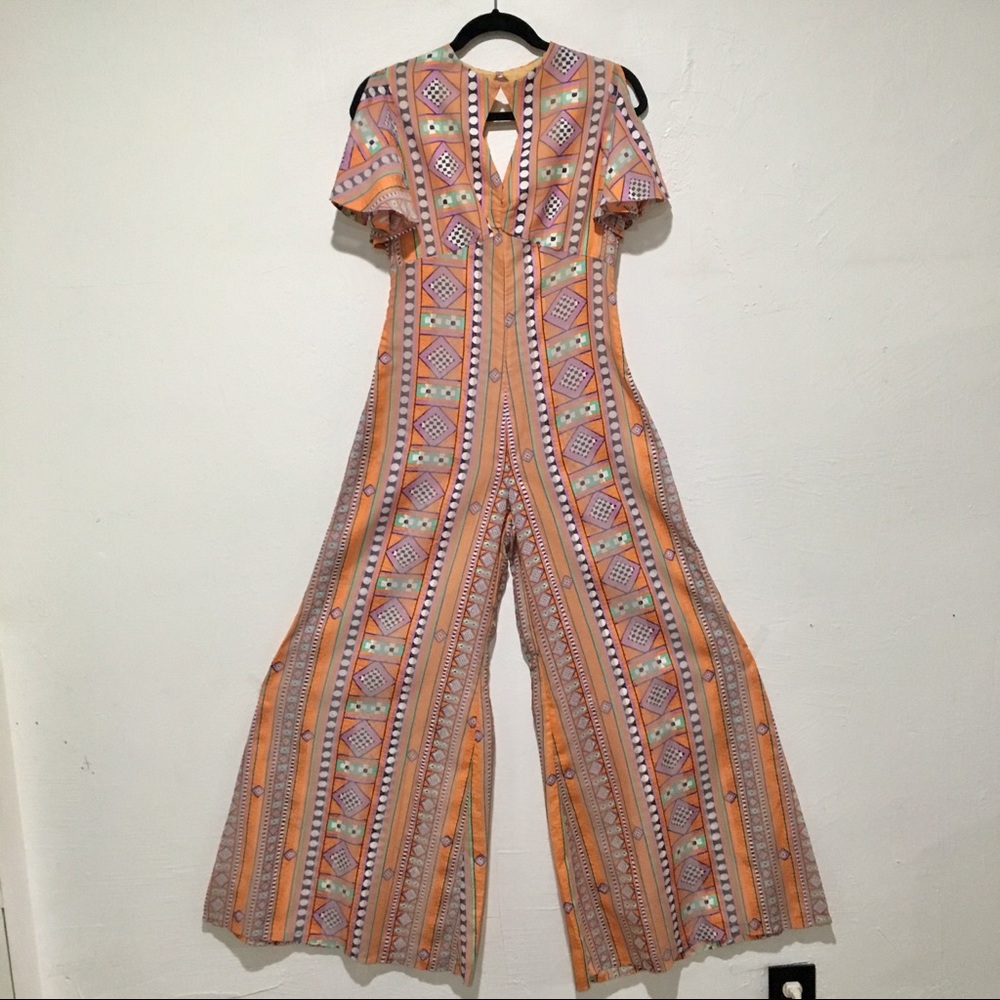 Amazing wide leg vintage jumpsuit